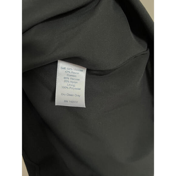 Sail to Sable STS Black Velvet Trim Flare Tunic Dress - Size Large - Picture 7 of 7